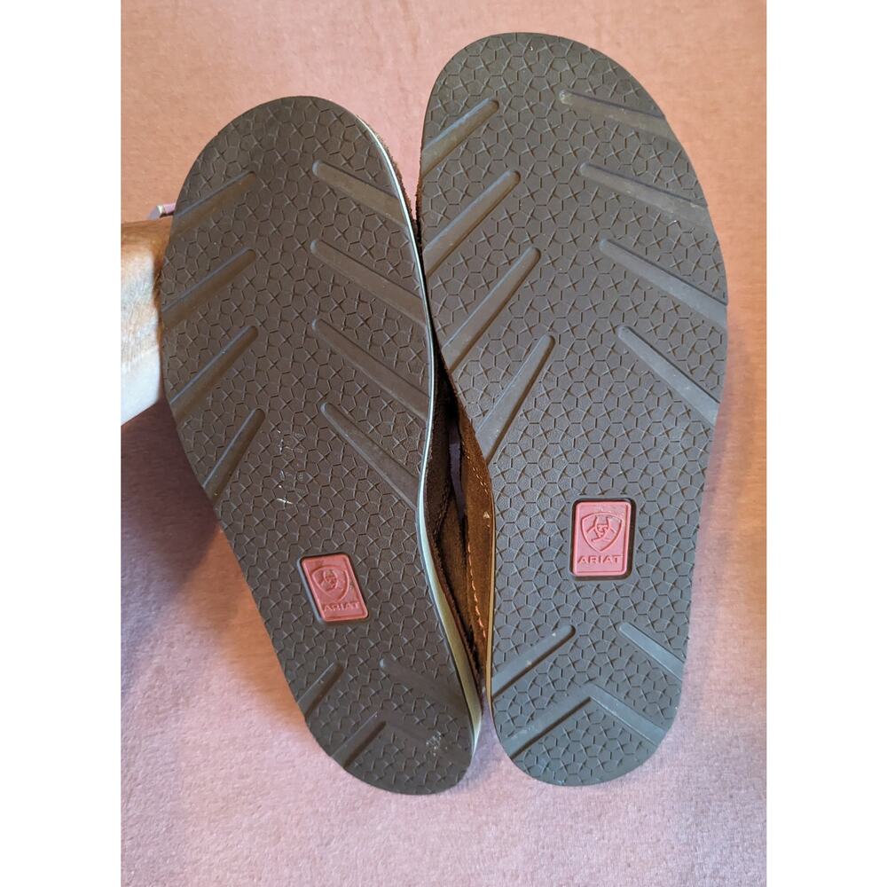 ARIAT Cruiser Woman's Palm Brown Serape Loafer Mesh Slip On Size 8B EUC - Picture 8 of 8